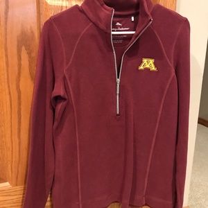 Women’s Tommy Bahama Minnesota Gophers Sport 1/2 Zip Pullover